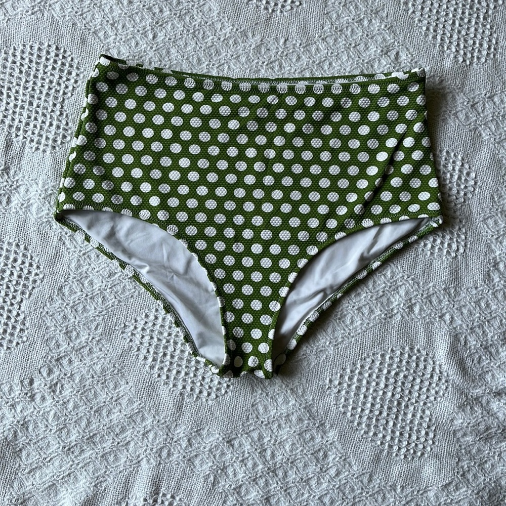 Aerie high waisted swim bottoms, size M